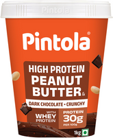 Pintola HIGH Protein Peanut Butter (Dark Chocolate) (Crunchy) (1 kg)