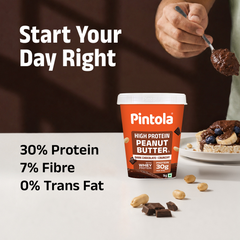 Pintola HIGH Protein Peanut Butter (Dark Chocolate) (Crunchy) (1 kg)