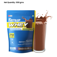 Fast&Up Whey Essentials - Premium Whey Isolate + Concentrate - Chocolate