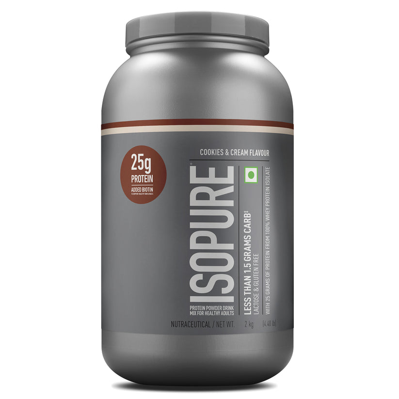 Isopure Whey Protein Isolate Powder with Vitamins for Immune Support