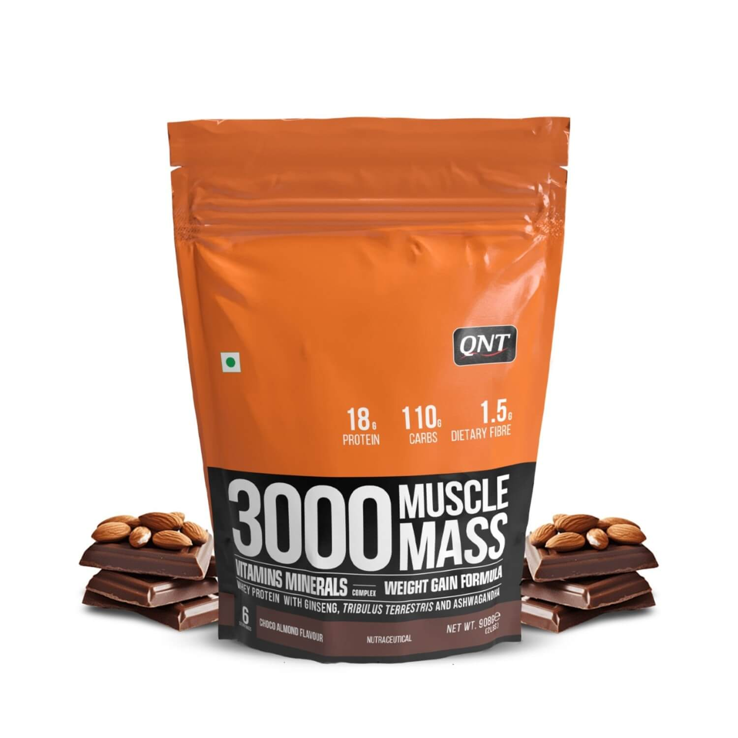 QNT MUSCLE MASS 3000 WEIGHT GAINER