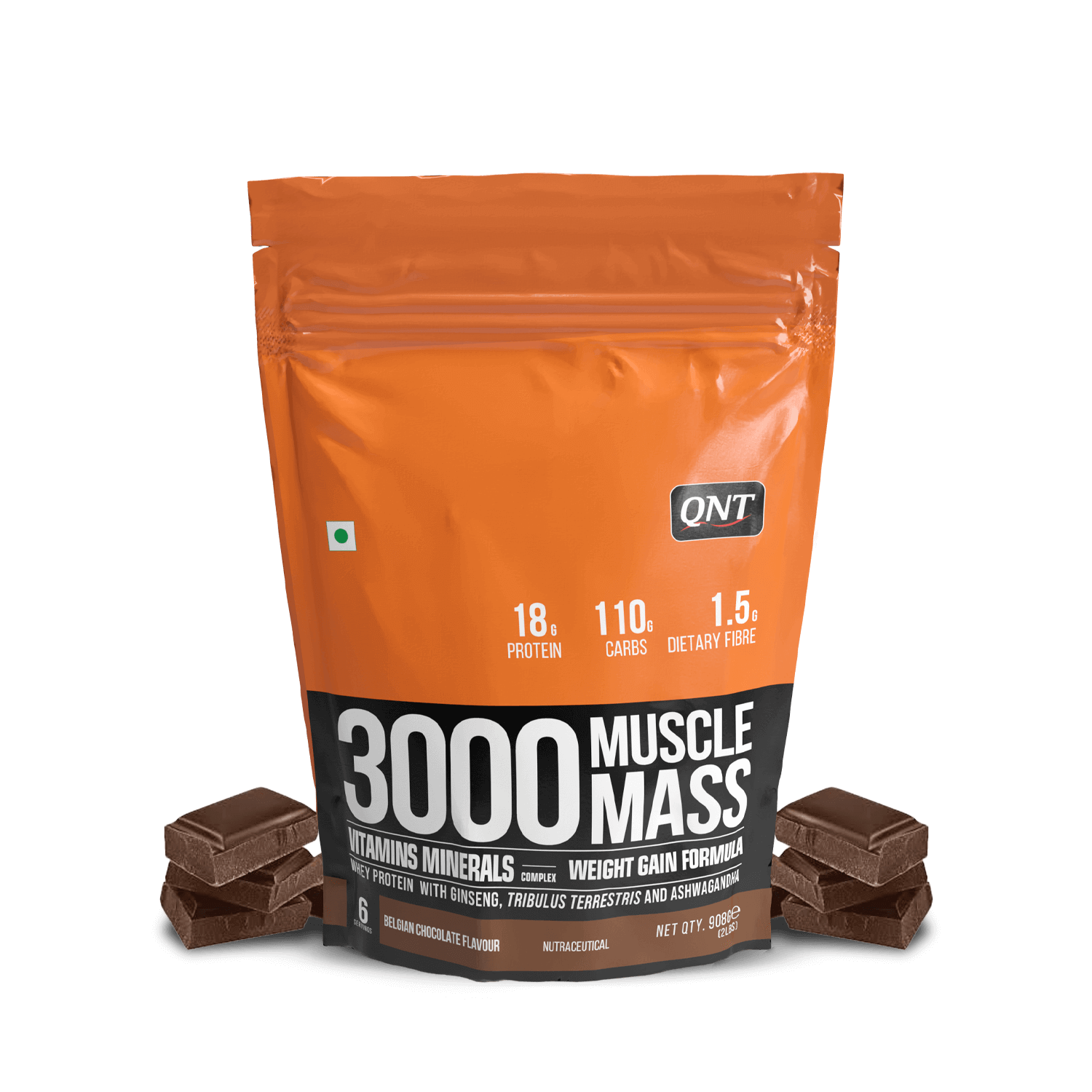 QNT MUSCLE MASS 3000 WEIGHT GAINER