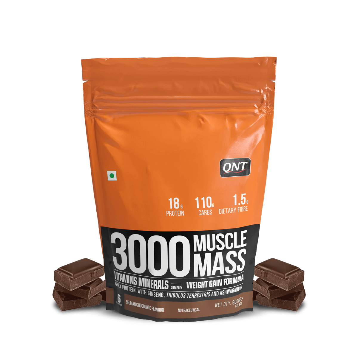 QNT MUSCLE MASS 3000 WEIGHT GAINER