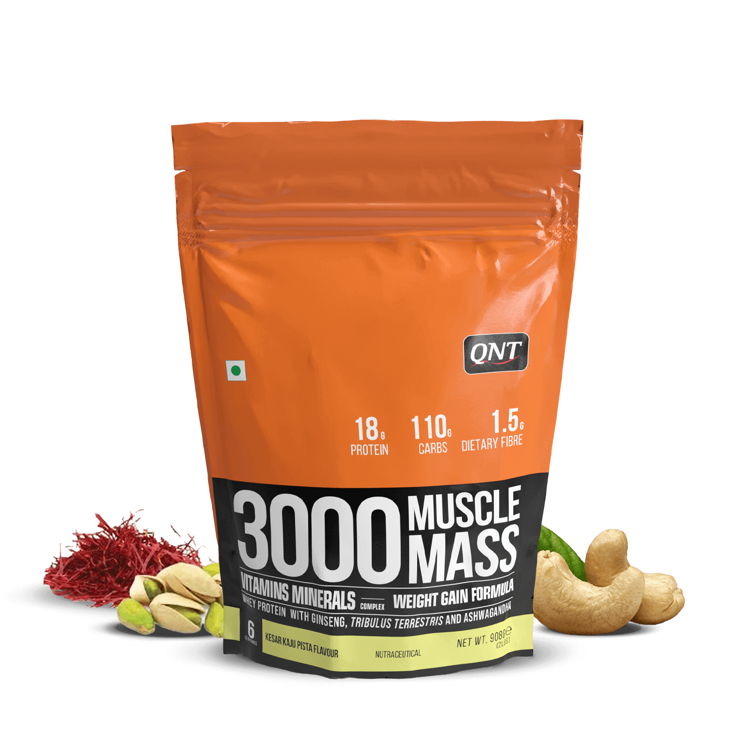 QNT MUSCLE MASS 3000 WEIGHT GAINER