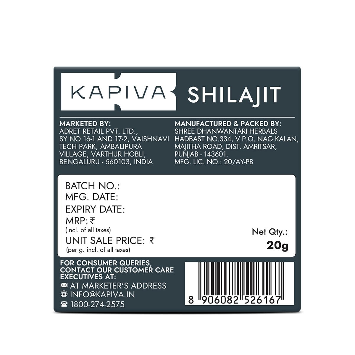 Himalayan Shilajit Resin