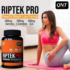 QNT RIPTEK PRO: THERMOGENIC FAT BURNER WITH GARCINIA, L-CARNITINE, AND CLA | 60 TABS