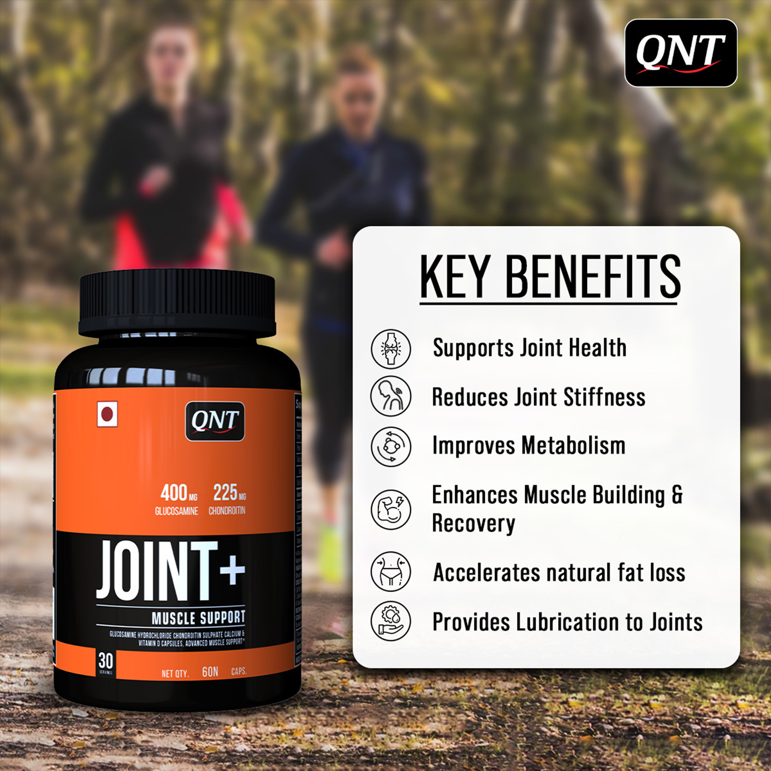 JOINT+ WITH GLUCOSAMINE & COLLAGEN | 60 CAPS