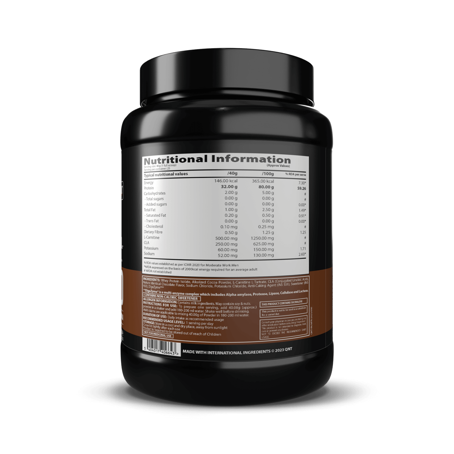 QNT ISO RIPPED WHEY ISOLATE PROTEIN