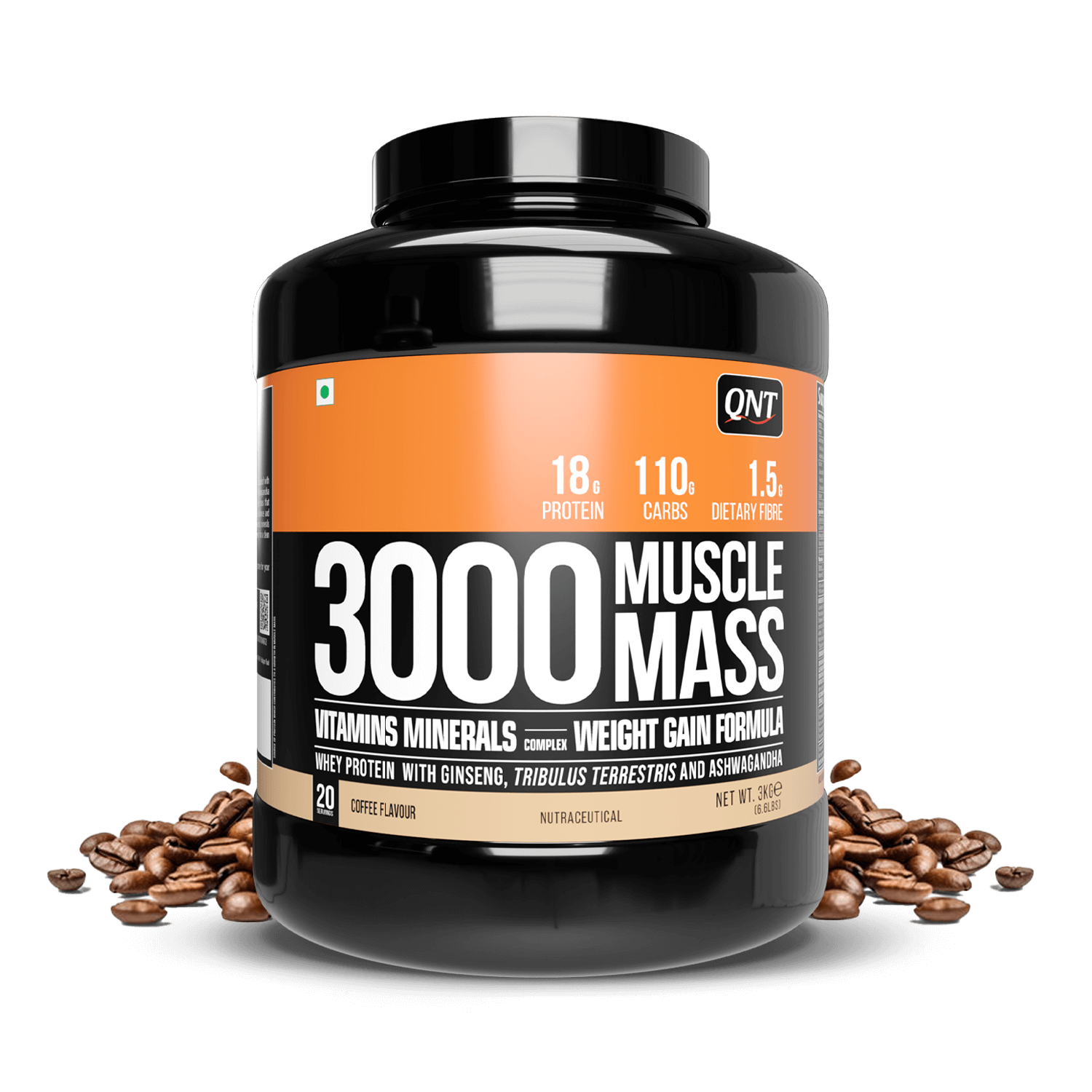 QNT MUSCLE MASS 3000 WEIGHT GAINER