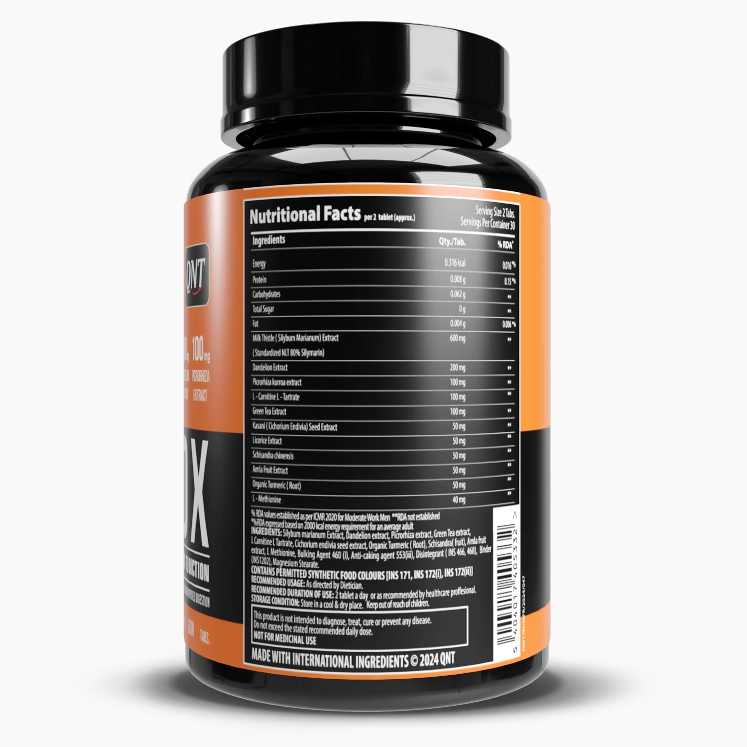 DETOX WITH MILK THISTLE | LIVER CLEANSER | 60 TABS