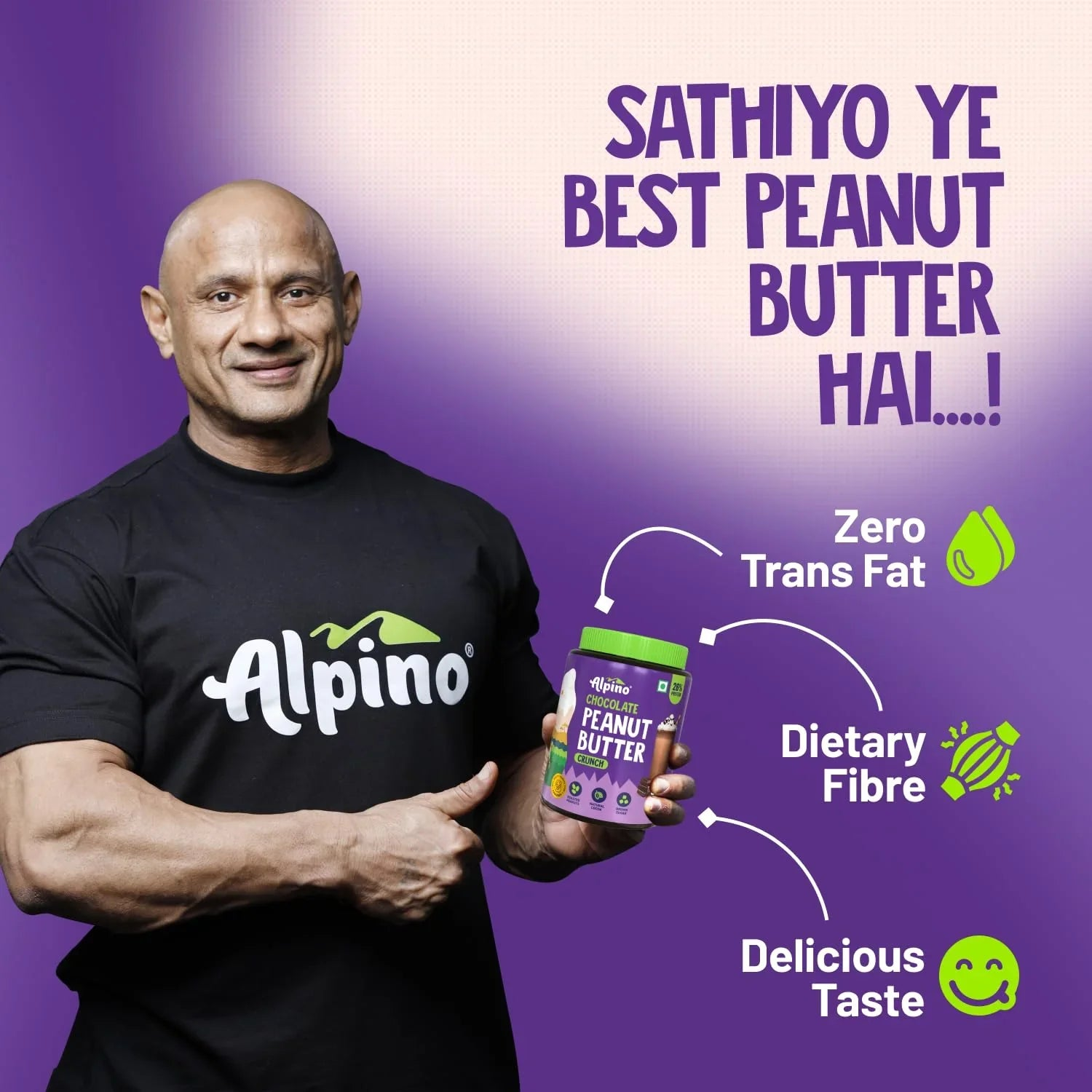 Alpino Chocolate Peanut Butter - 1 Kg