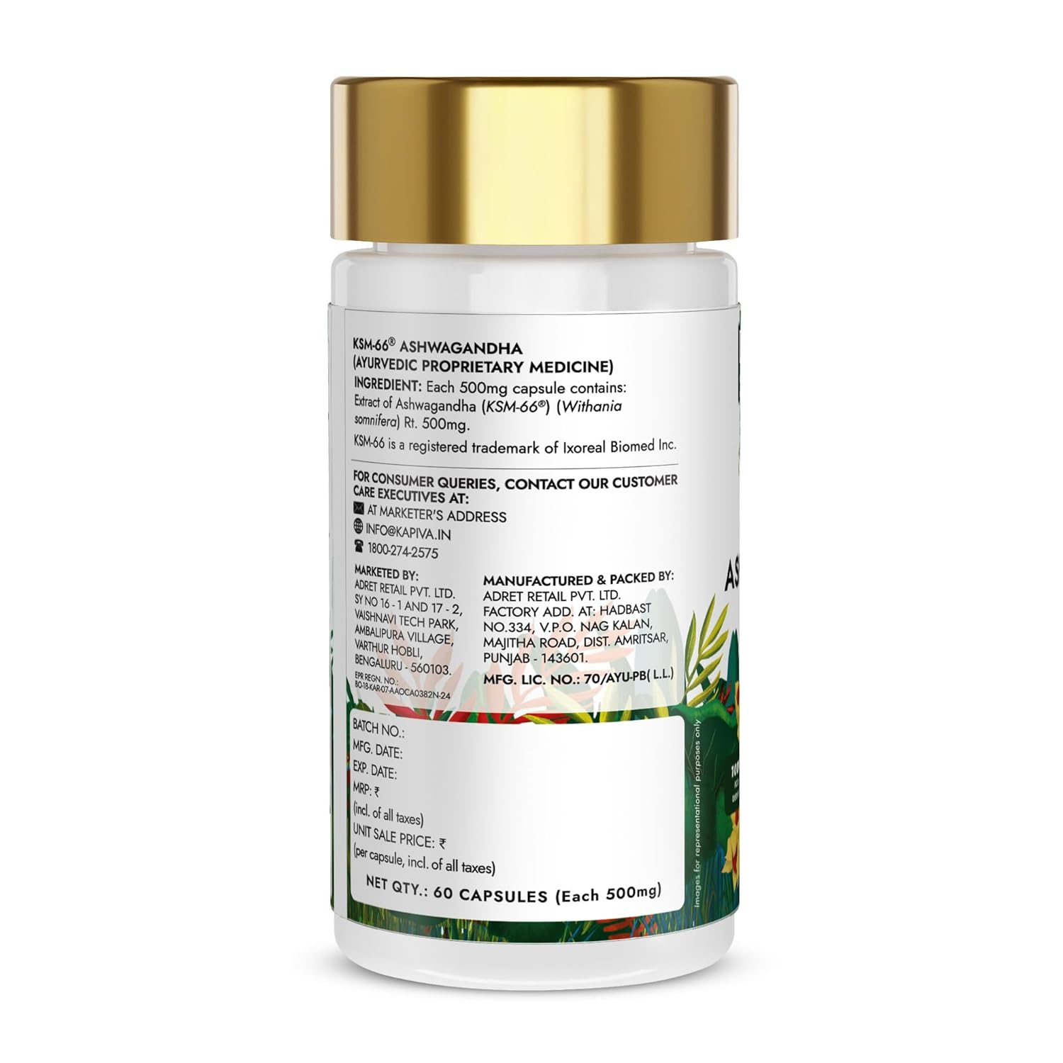 KSM-66 Ashwagandha Capsules