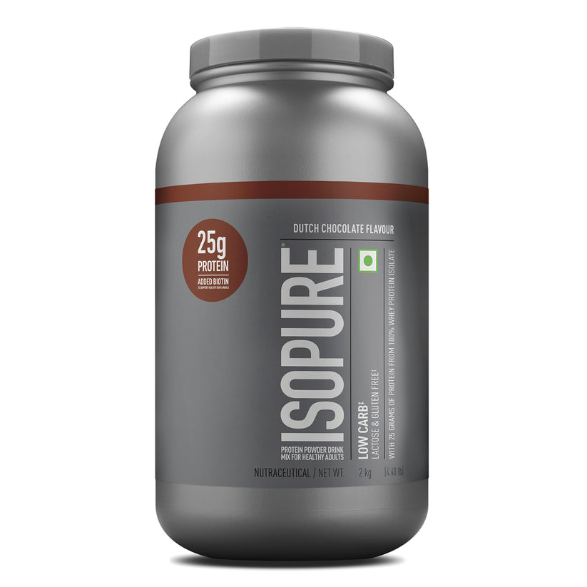 Isopure Whey Protein Isolate Powder with Vitamins for Immune Support