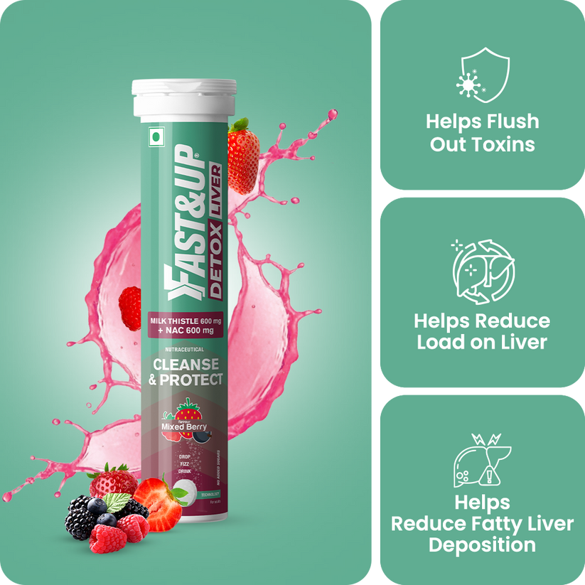 Fast&up Daily Liver Cleanser with Milk Thistle + NAC