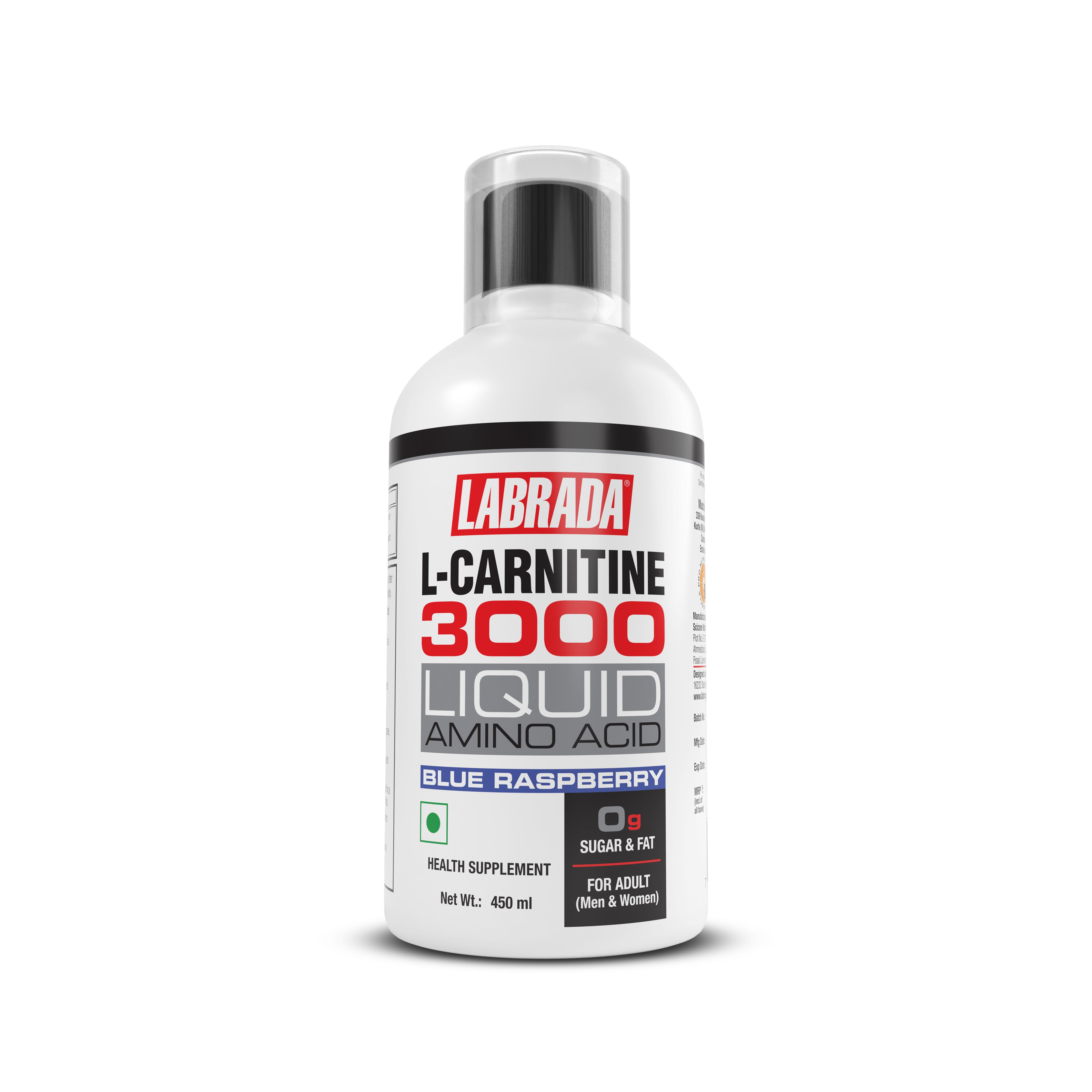 labrada l-carnitine 450 ml liquid amino acid 3000mg