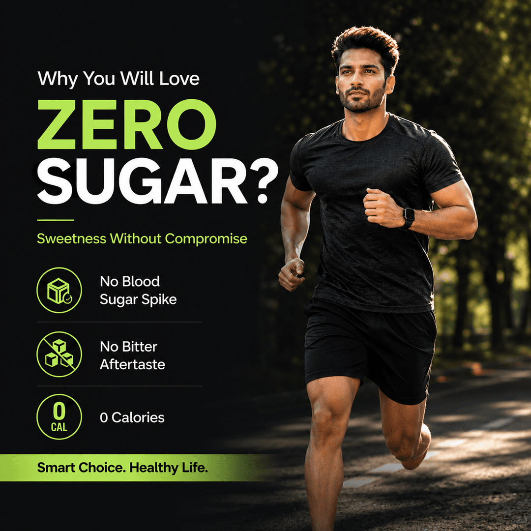 Zero Sugar - Stevia & Monkfruit Sweetener | Natural Sweetener - 400g