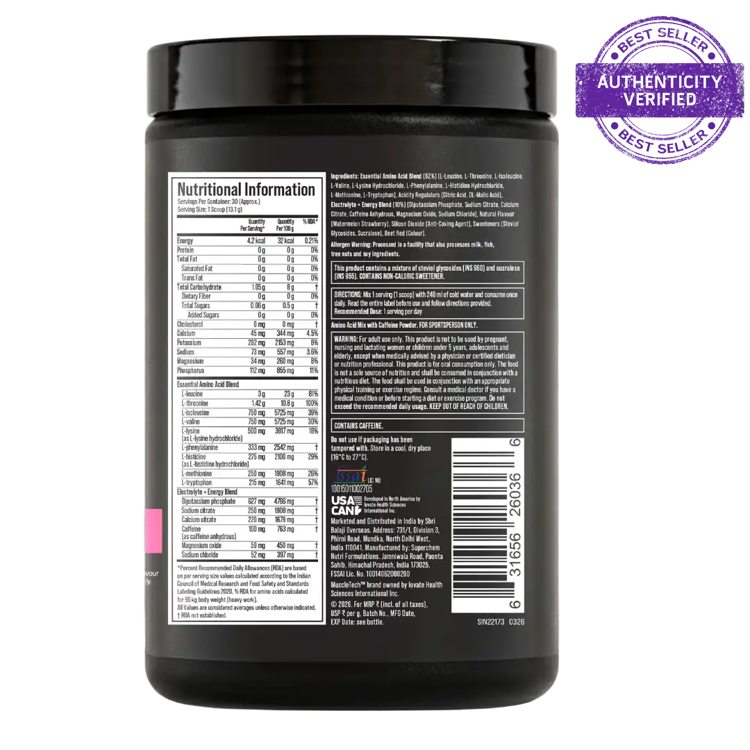 Muscletech™ EAA+ Energy 30 servings