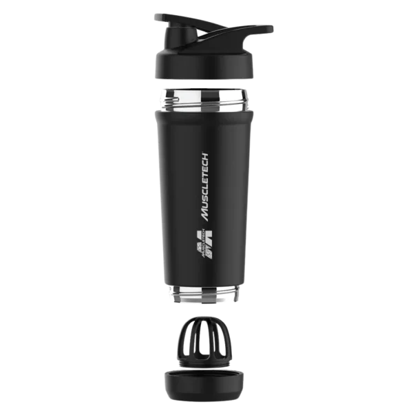Muscletech™ Steel Pro Black Shaker – 700 ml
