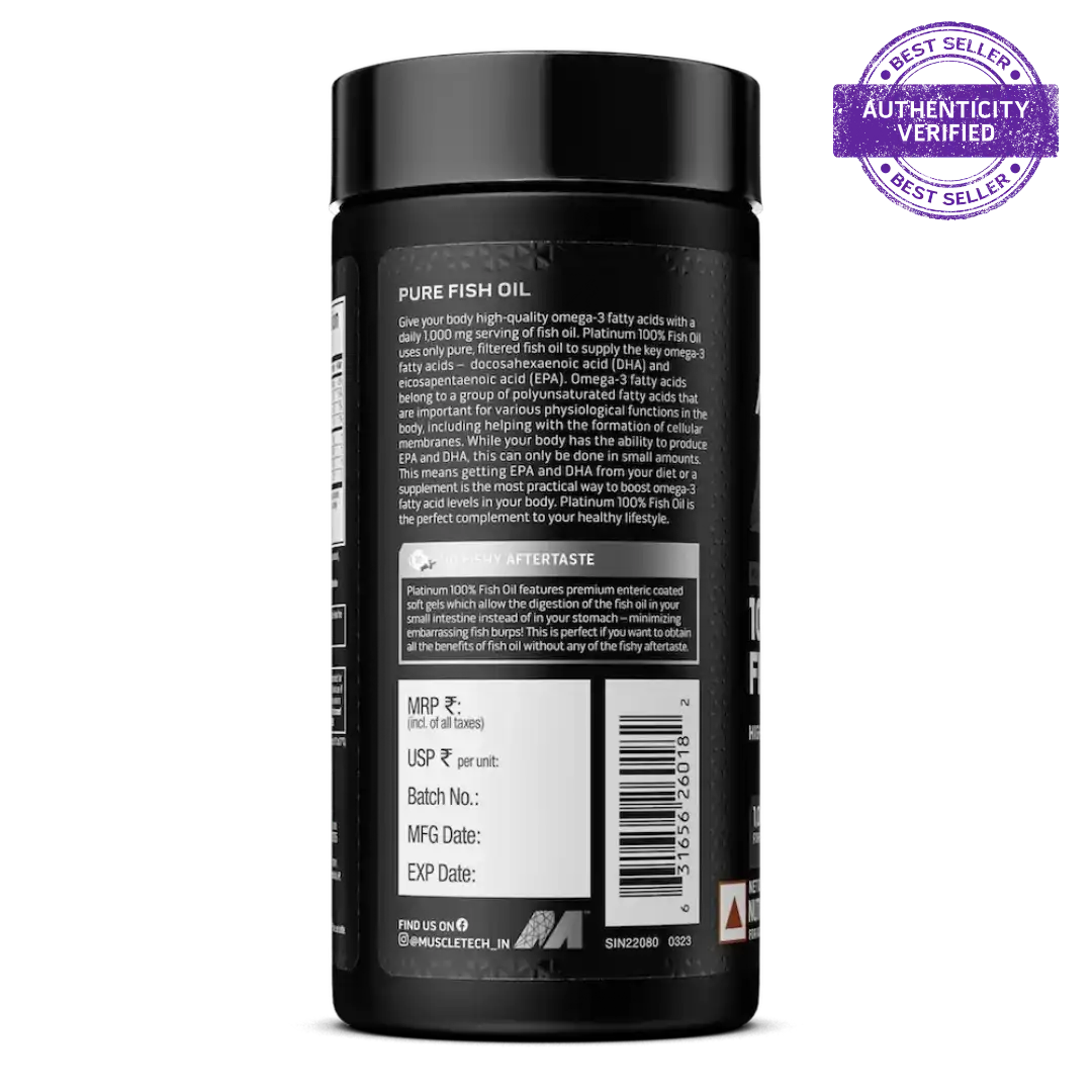 Muscletech™ Platinum Omega Fish Oil