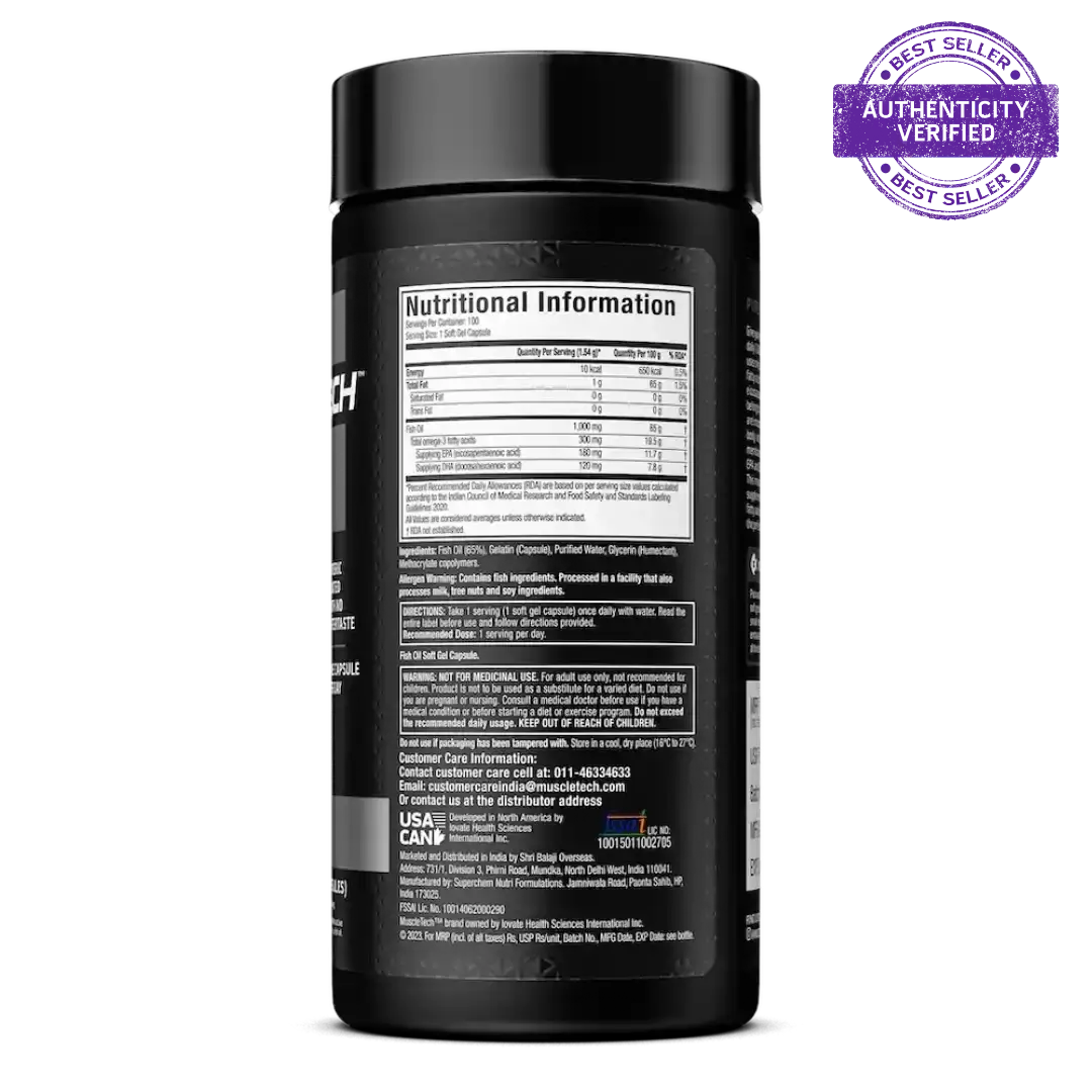 Muscletech™ Platinum Omega Fish Oil