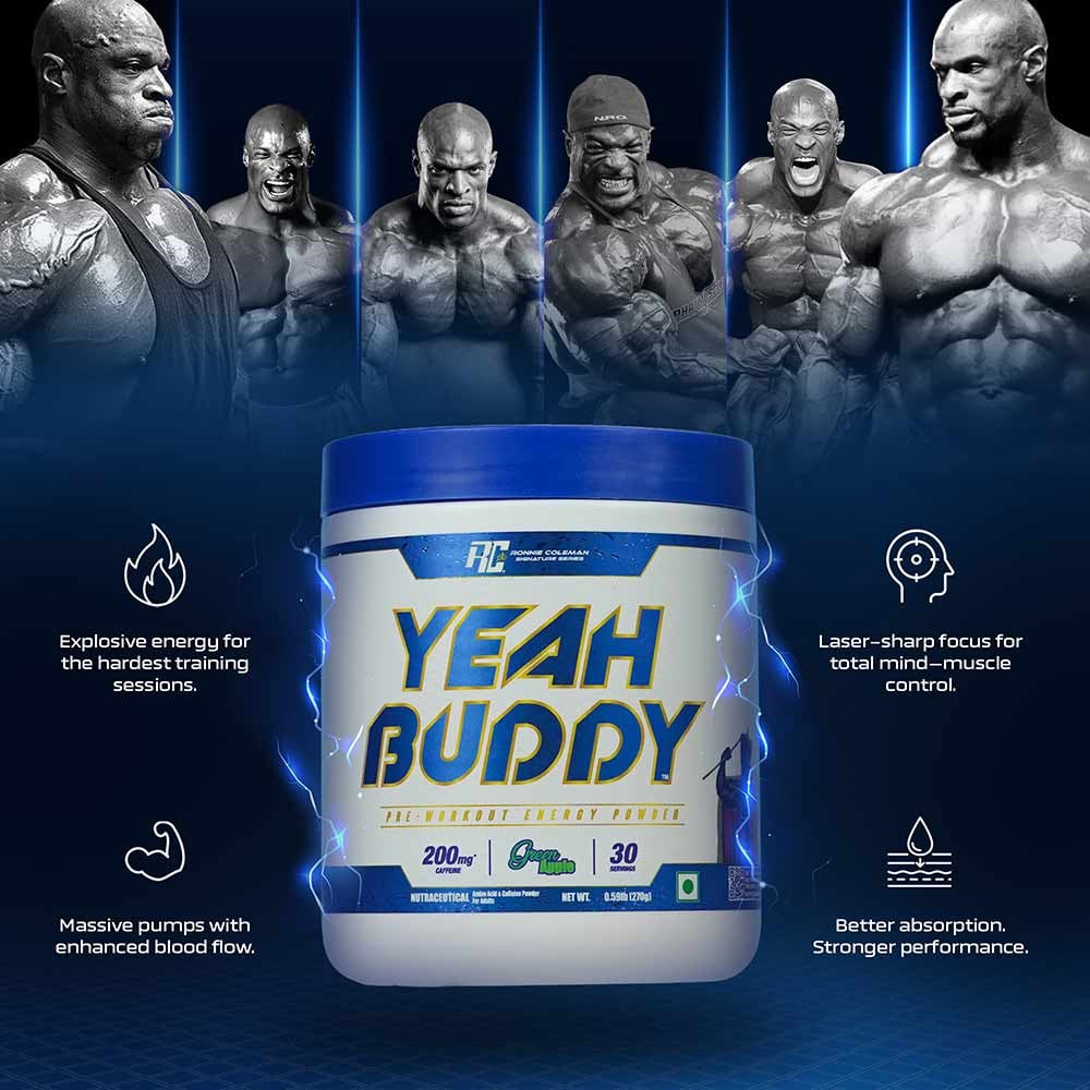 Ronnie Coleman Yeah Buddy Pre-Workout Powder 270 g (0.59 lb)