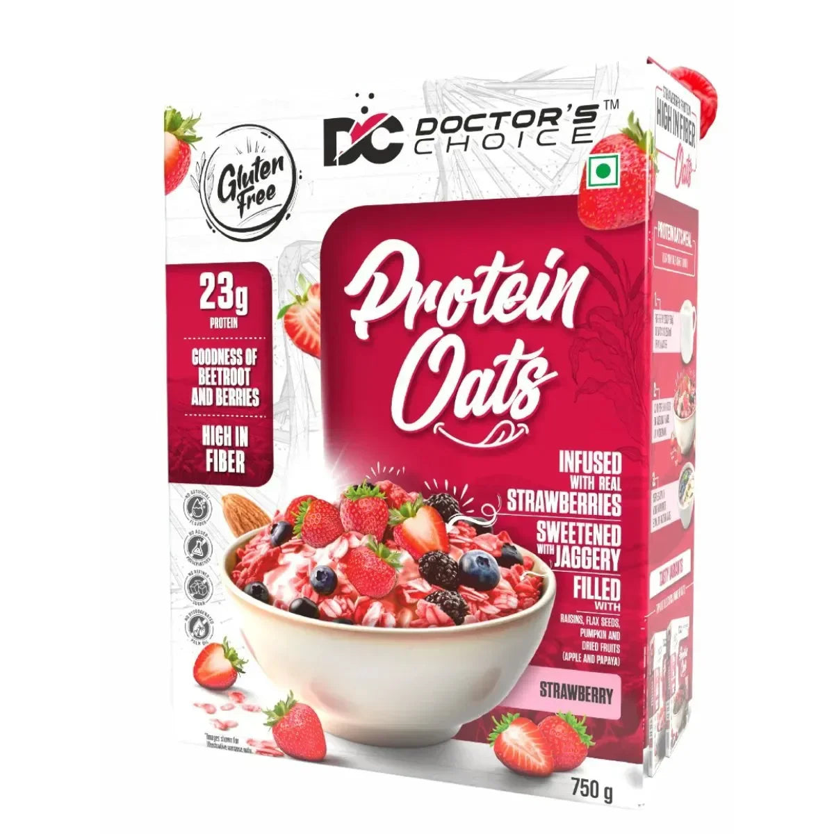 Doctor's Choice Protein Oats 750 gm ( 15 Serving)