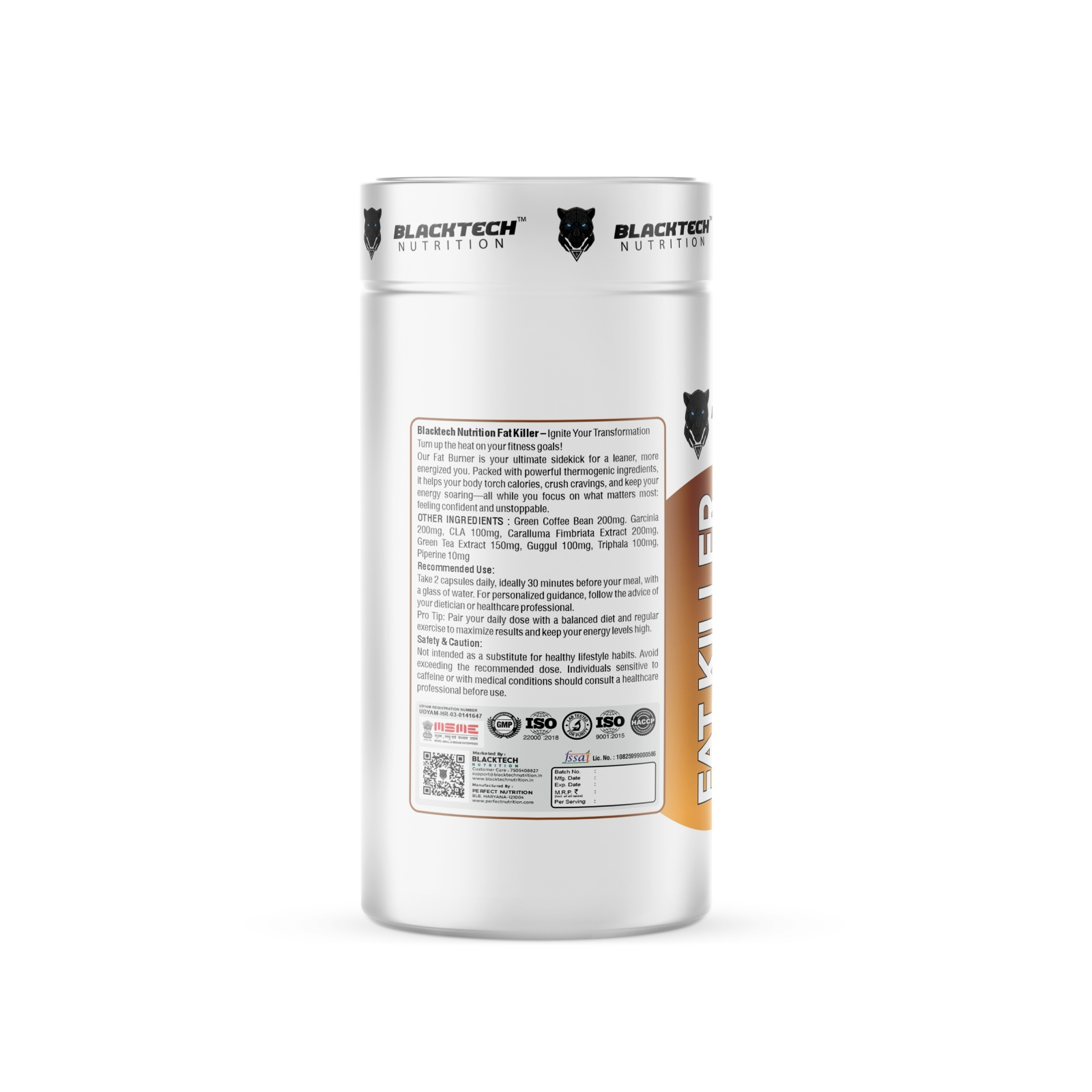Blacktech Nutrition Fat Burner 60 Capsules
